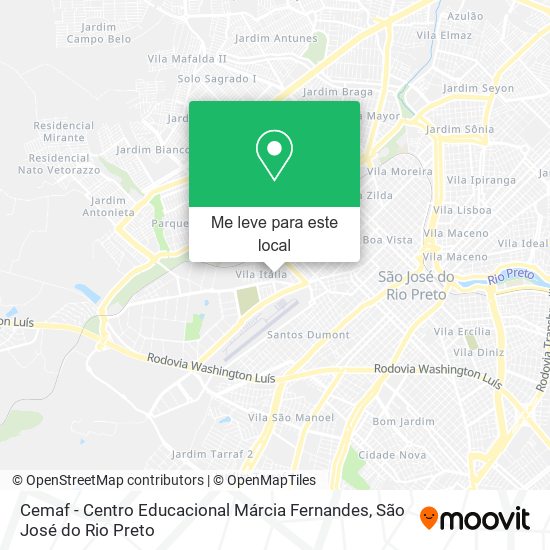 Cemaf - Centro Educacional Márcia Fernandes mapa