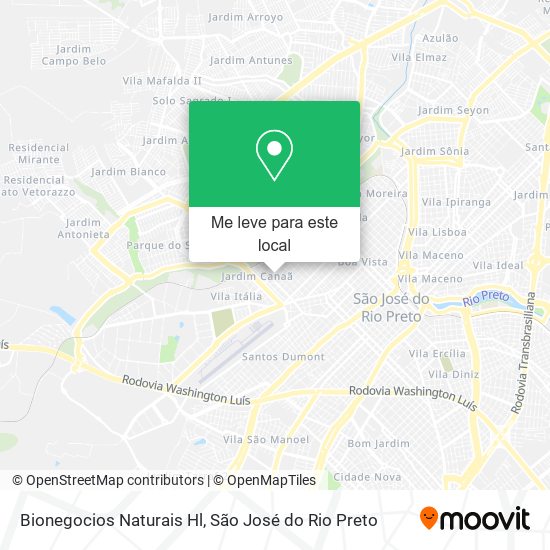 Bionegocios Naturais Hl mapa
