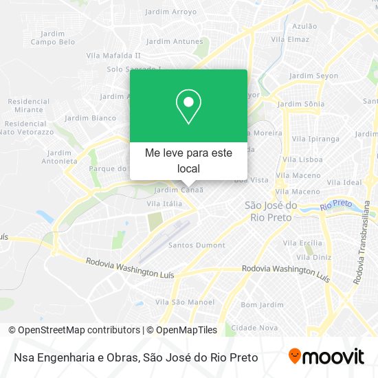 Nsa Engenharia e Obras mapa
