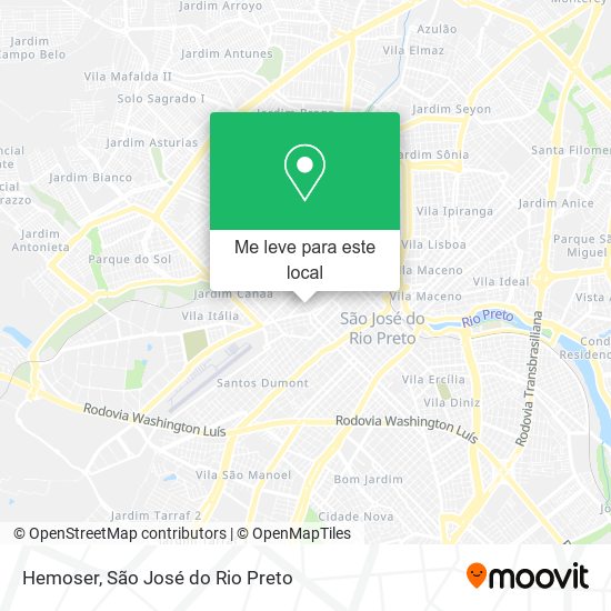Hemoser mapa