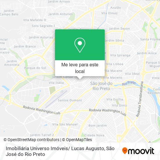 Imobiliária Universo Imóveis/ Lucas Augusto mapa