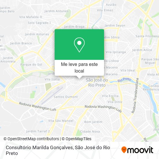 Consultório Marilda Gonçalves mapa