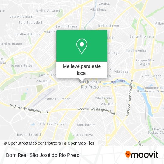 Dom Real mapa