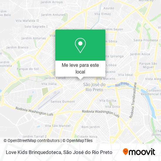 Love Kids Brinquedoteca mapa