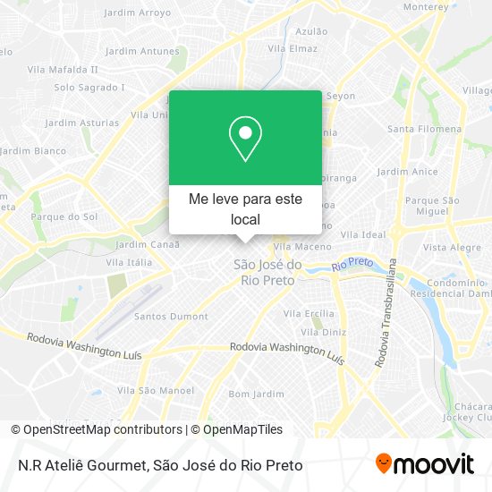 N.R Ateliê Gourmet mapa