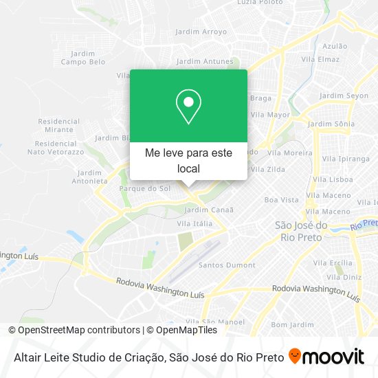 Altair Leite Studio de Criação mapa