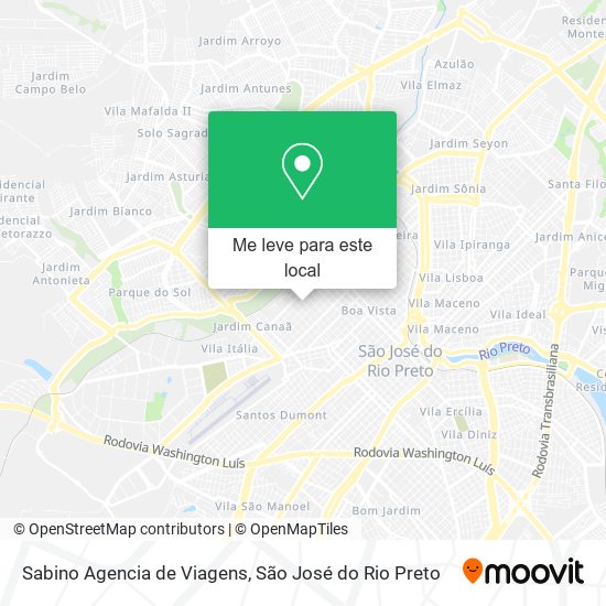 Sabino Agencia de Viagens mapa