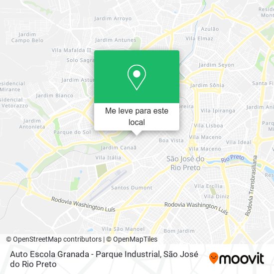 Auto Escola Granada - Parque Industrial mapa
