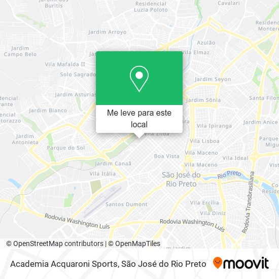 Academia Acquaroni Sports mapa