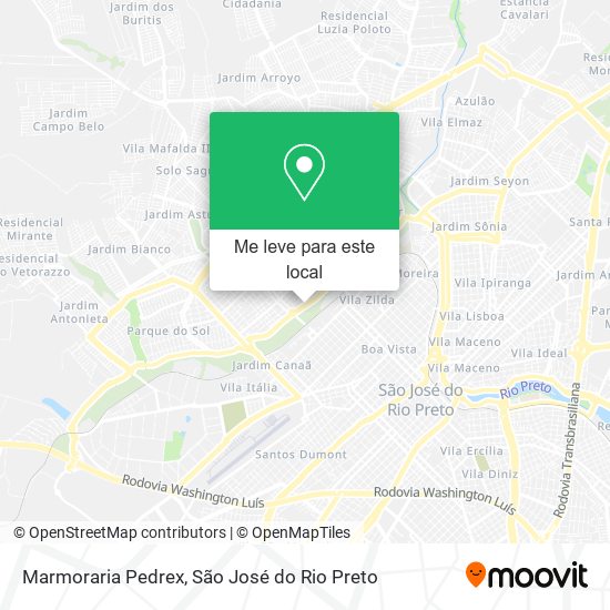 Marmoraria Pedrex mapa