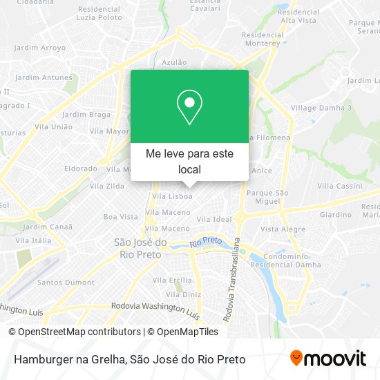 Hamburger na Grelha mapa