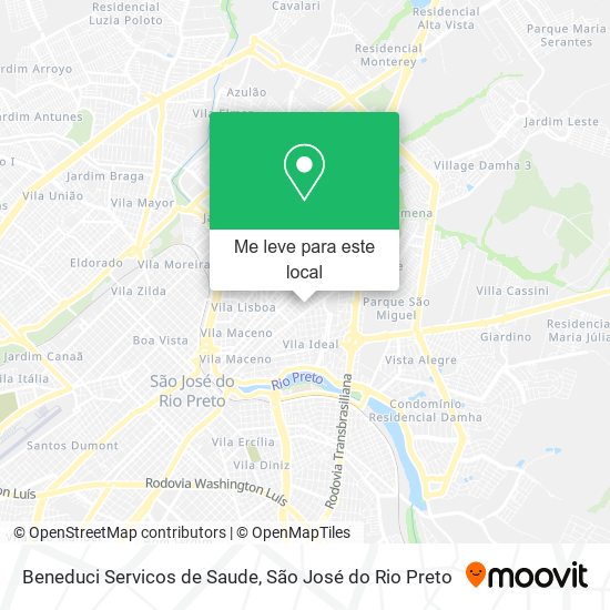 Beneduci Servicos de Saude mapa
