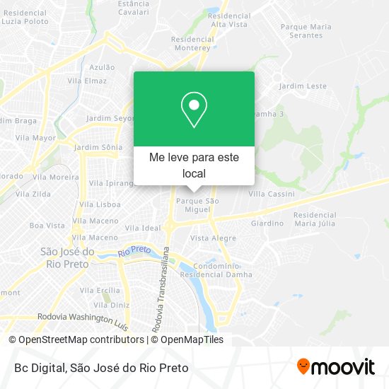 Bc Digital mapa