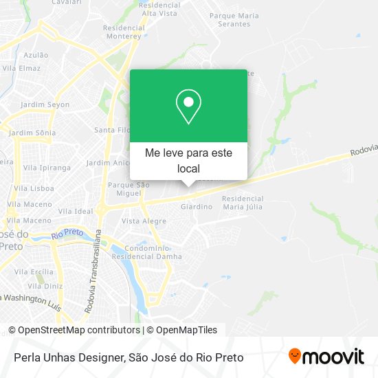 Perla Unhas Designer mapa