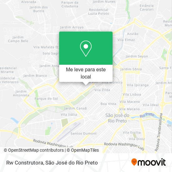Rw Construtora mapa