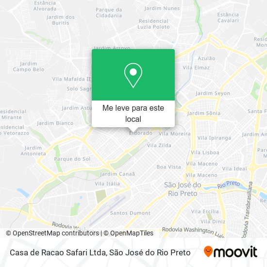 Casa de Racao Safari Ltda mapa
