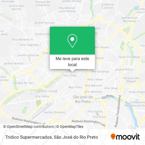 Tridico Supermercados mapa