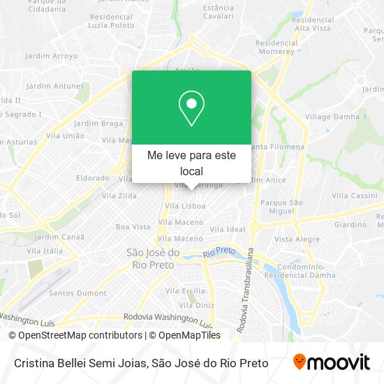 Cristina Bellei Semi Joias mapa
