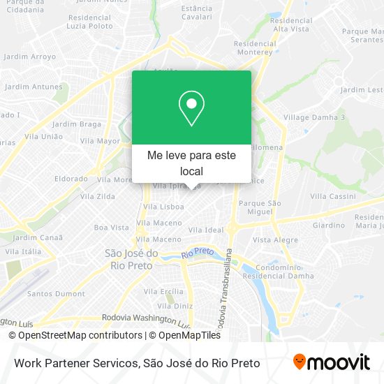 Work Partener Servicos mapa