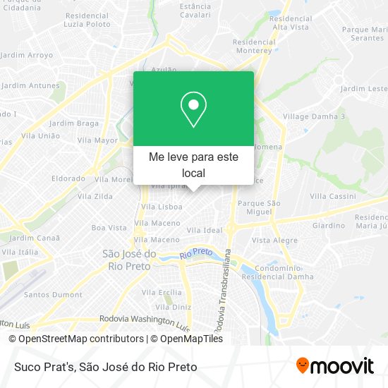 Suco Prat's mapa