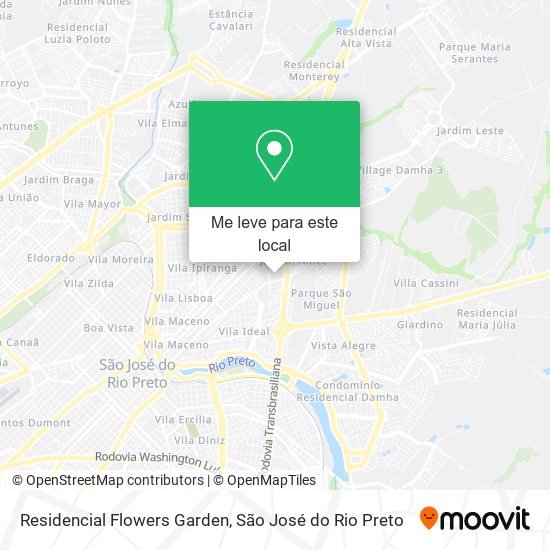 Residencial Flowers Garden mapa