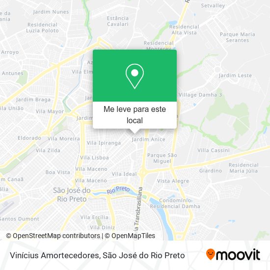 Vinícius Amortecedores mapa