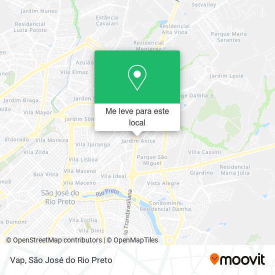 Vap mapa