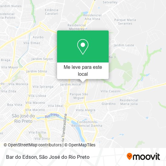 Bar do Edson mapa