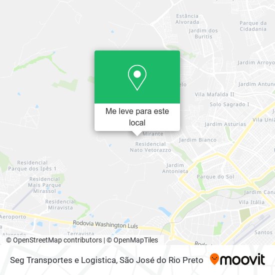 Seg Transportes e Logistica mapa