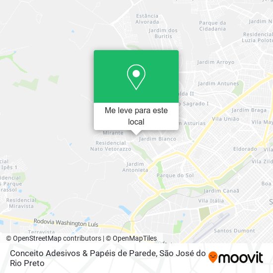 Conceito Adesivos & Papéis de Parede mapa