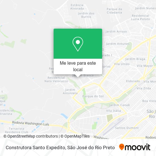 Construtora Santo Expedito mapa