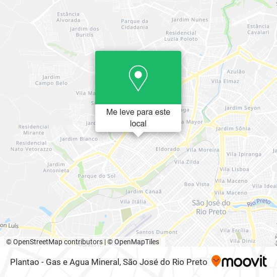 Plantao - Gas e Agua Mineral mapa