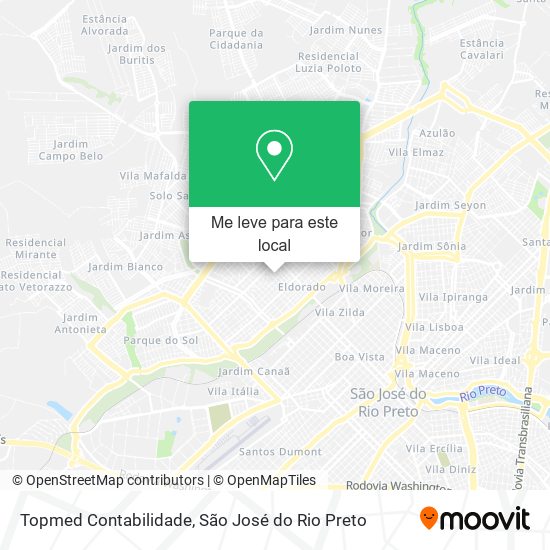 Topmed Contabilidade mapa