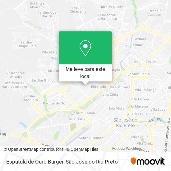 Espatula de Ouro Burger mapa