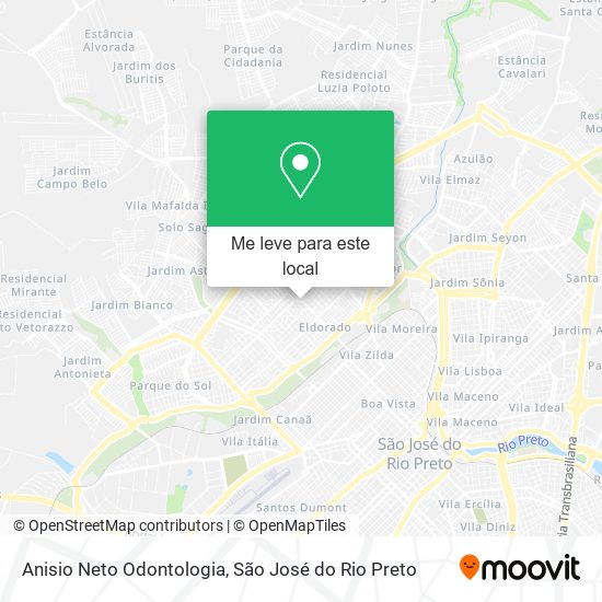 Anisio Neto Odontologia mapa