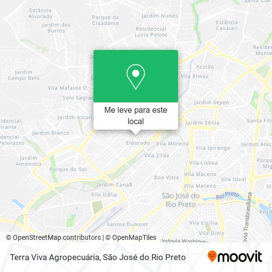 Terra Viva Agropecuária mapa