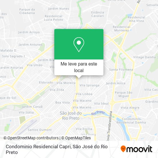 Condominio Residencial Capri mapa