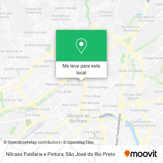 Nilcass Funilaria e Pintura mapa