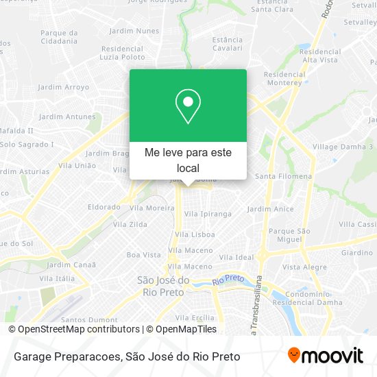 Garage Preparacoes mapa
