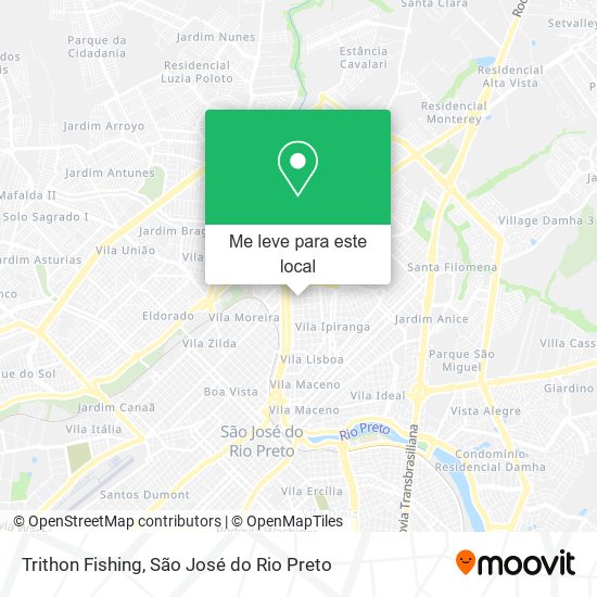 Trithon Fishing mapa