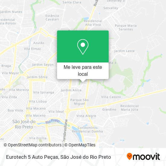 Eurotech 5 Auto Peças mapa