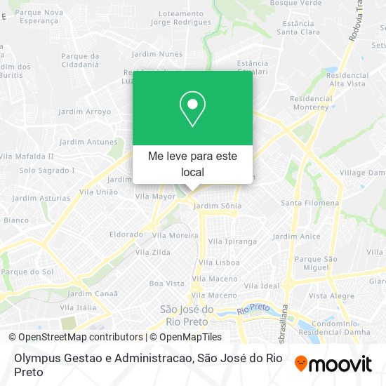 Olympus Gestao e Administracao mapa