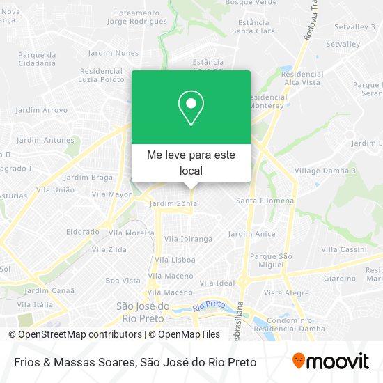 Frios & Massas Soares mapa