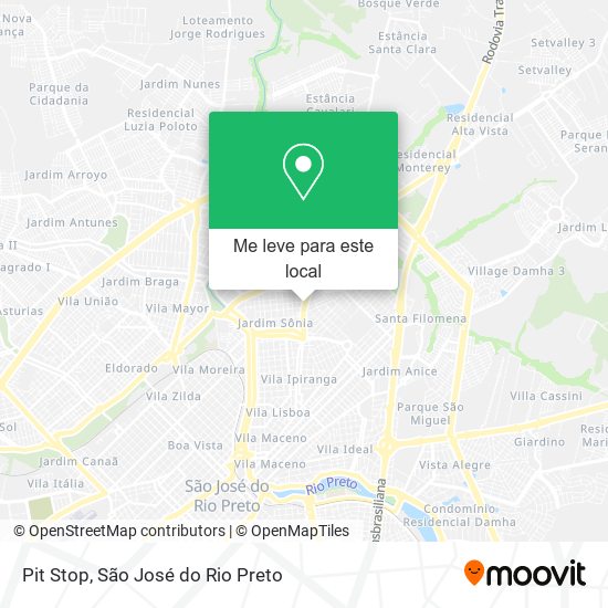 Pit Stop mapa