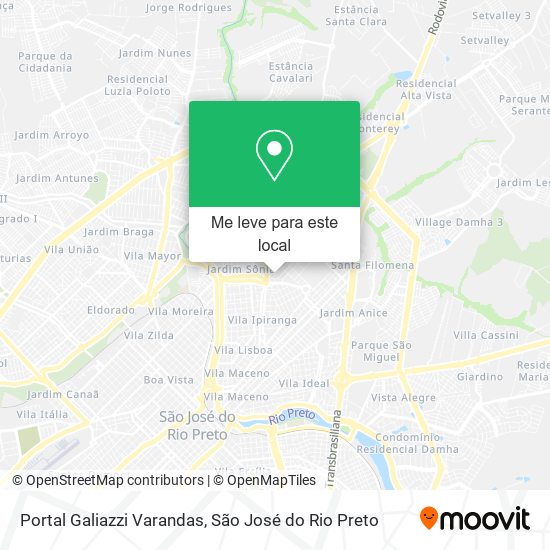 Portal Galiazzi Varandas mapa