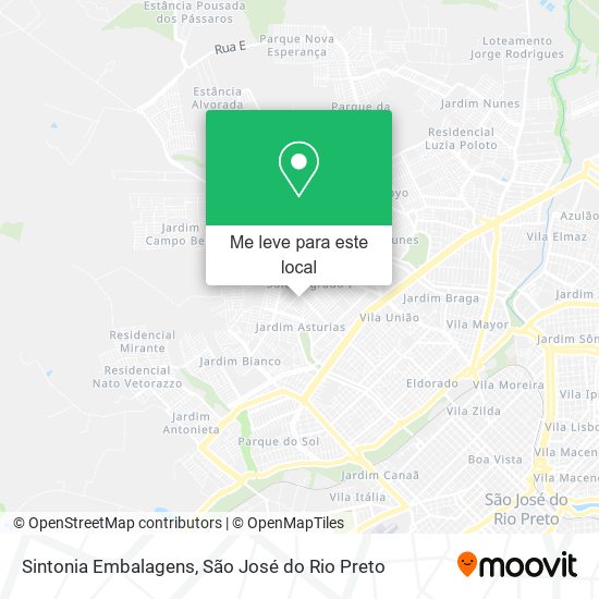 Sintonia Embalagens mapa