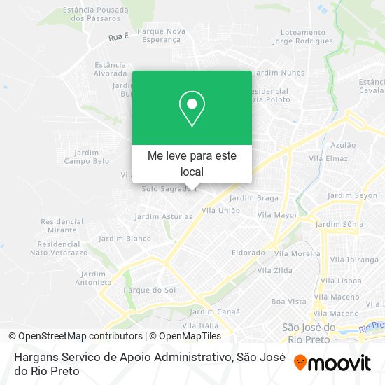 Hargans Servico de Apoio Administrativo mapa