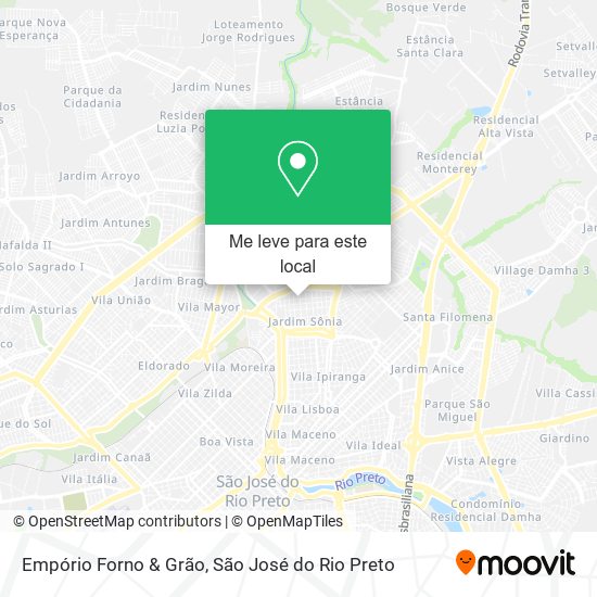 Empório Forno & Grão mapa