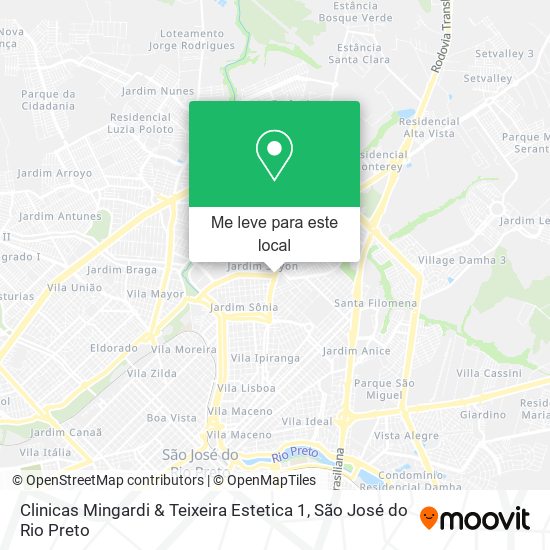 Clinicas Mingardi & Teixeira Estetica 1 mapa