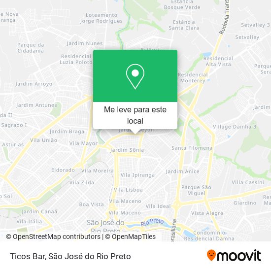 Ticos Bar mapa